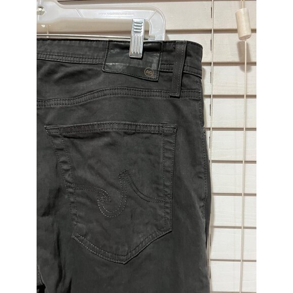 AG Adriano Goldschmied The Everett Slim Straight Black Pants - Size 33x34 - Picture 4 of 5